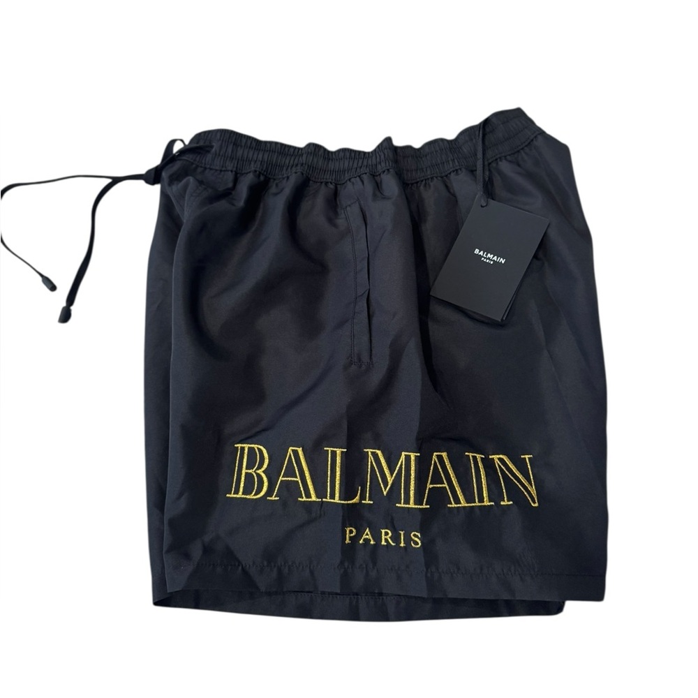 BALMAIN***Current Men’s Black Swim Shorts***Med. $465